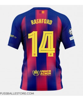 Günstige Barcelona Marcus Rashford #14 Heimtrikot 2025-26 Kurzarm